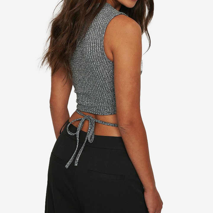 Ribbed & Ready Built-in Bra Top