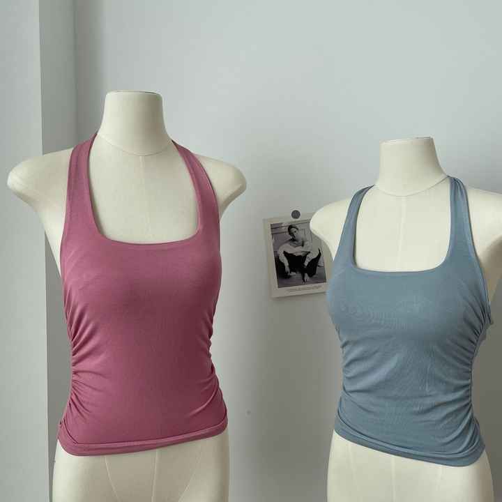 Hold Me Halter Built-in Bra Top