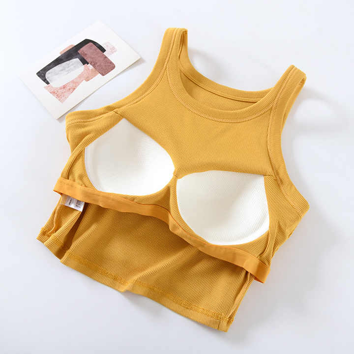 Hot Girl Summer Built-in Bra Crop