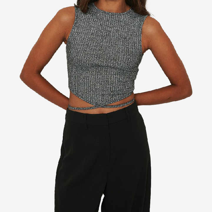 Ribbed & Ready Built-in Bra Top