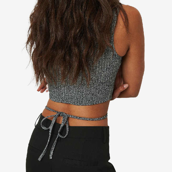 Ribbed & Ready Built-in Bra Top