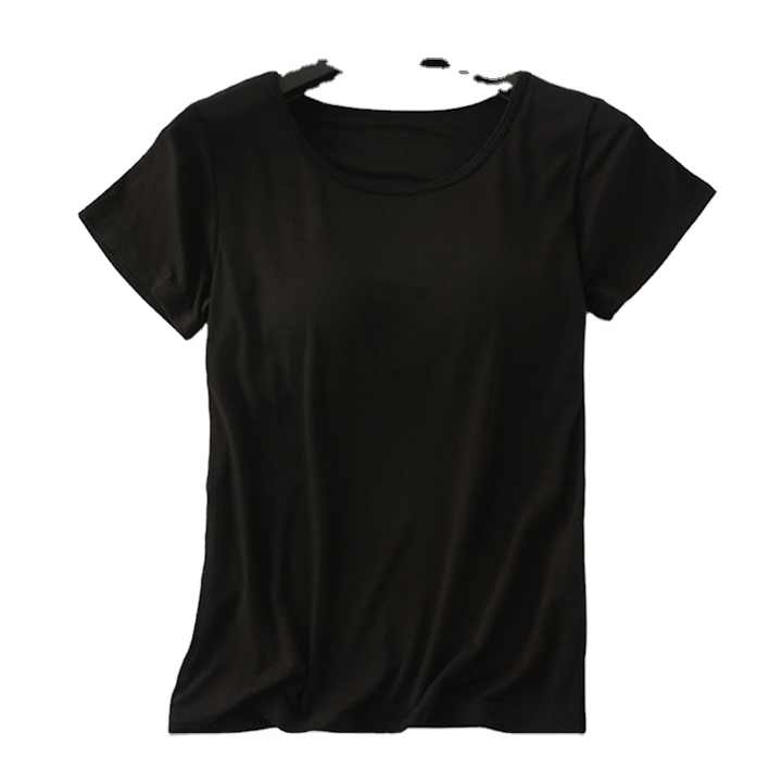 Everyday tee with built-in bra