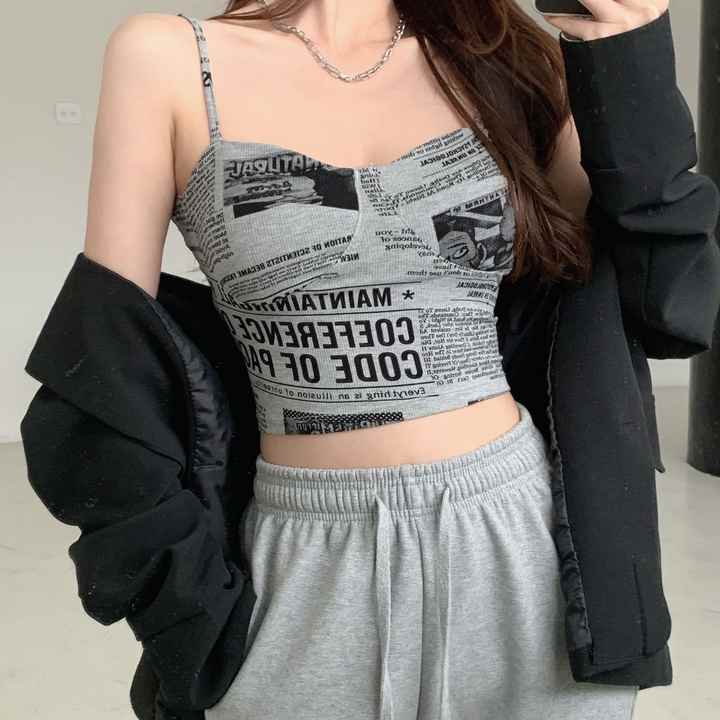Slay All Day Built-In Bra Top
