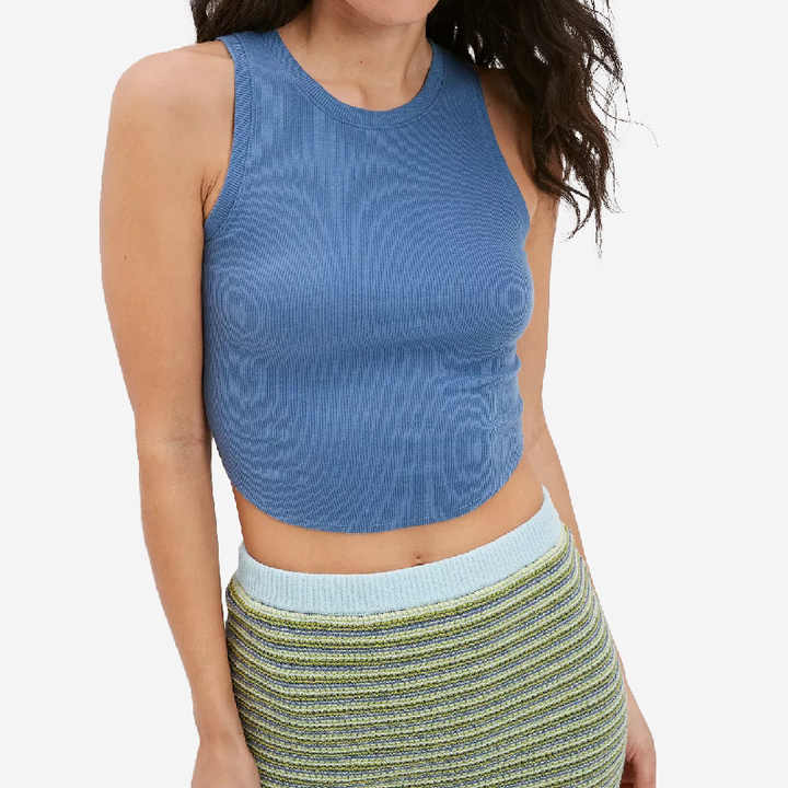 Ribbed & Ready Built-in Bra Top