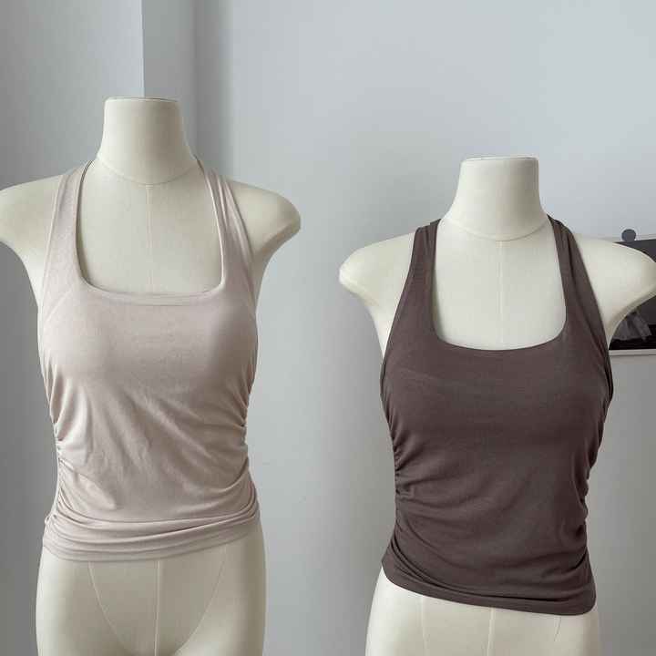 Hold Me Halter Built-in Bra Top
