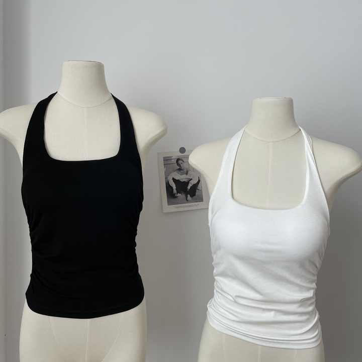 Hold Me Halter Built-in Bra Top
