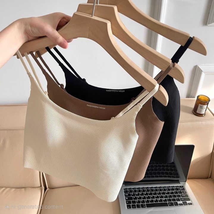 Ribbed with Built-in Bra Top