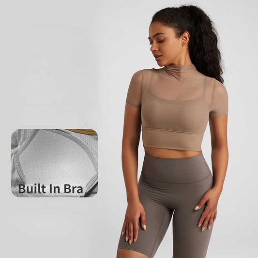 Mesh with the best built-in bra top