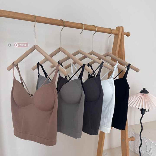 Stretch & Slay Built-in Bra Cami Top
