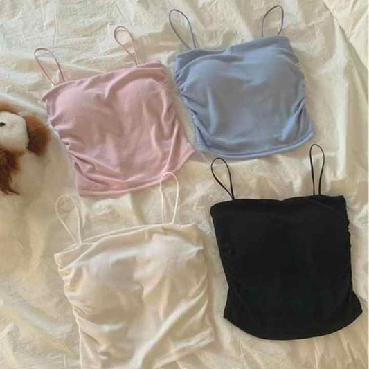 Tiny straps, major slay built-in bra top