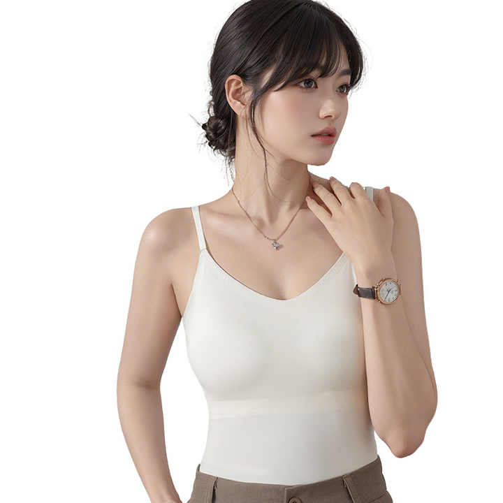 Seamless Built-in Bra Vest Top