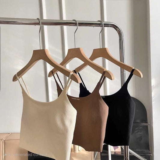 Ribbed with Built-in Bra Top